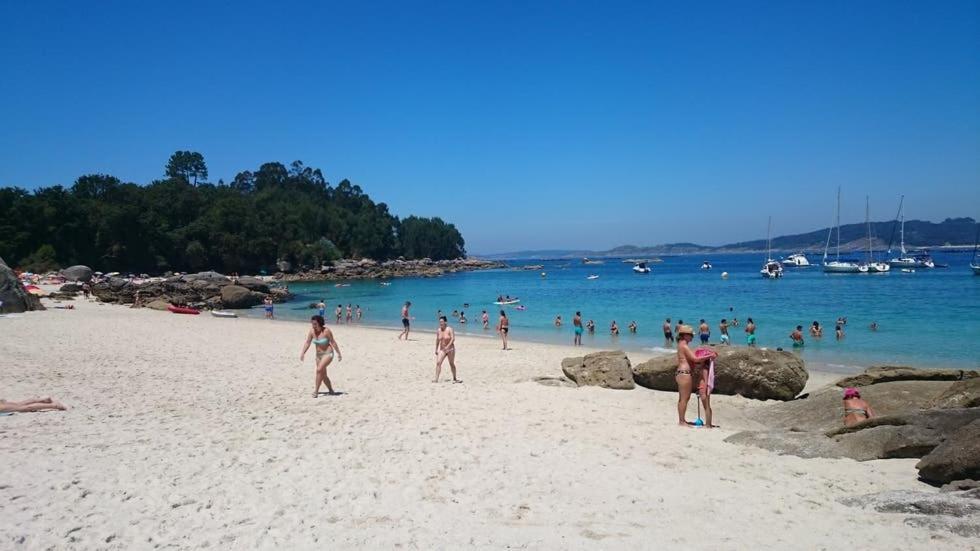 Appartamento Vistas O Mar Moaña Esterno foto